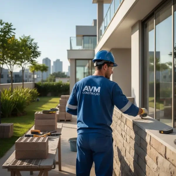Executar alvenaria estrutural e de vedação utilizando blocos cerâmicos ou de concreto de alta resistência. Garantimos nivelamento perfeito com esquadro a laser, amarração correta e argamassa dimensionada para suportar cargas estruturais e evitar fissuras.
