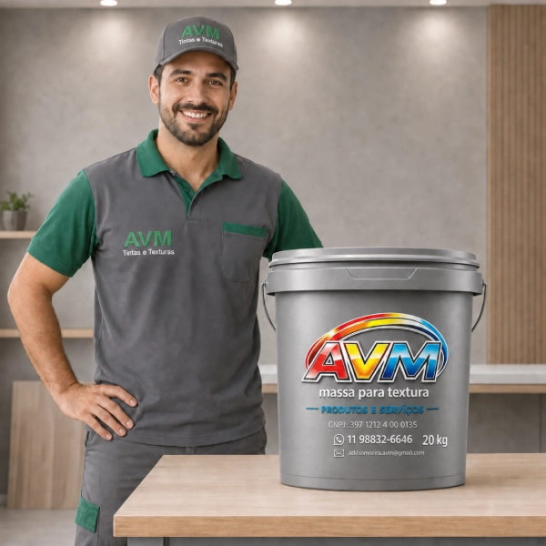 A Massa para Textura 20 KL (20 kg) da AVM foi formulada com grânulos minerais selecionados e resinas acrílicas hidrorrepelentes de alto padrão.
Garante ótima trabalhabilidade na desempenadeira de aço e no rolo para efeitos rústicos, grafiato, textura riscada ou texturas projetadas, cobrindo pequenas imperfeições e ondulações do emboço.
Resistente ao sol, chuva e maresia, protege a alvenaria criando um escudo protetor que não desbota nem esfarela. Embalagem econômica em balde de 20 kg.