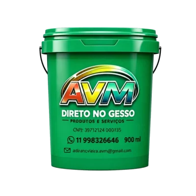 Embalagem de 900 ml formulada para aplicação direta sobre gesso liso e placas de drywall sem necessidade de fundo preparador, evitando o amarelamento e descascamento.